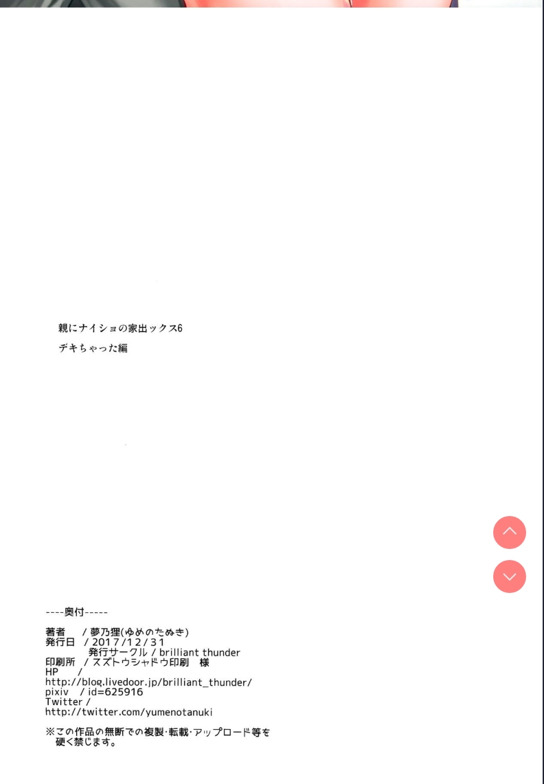 (C93) [Brilliant Thunder ] Oya ni Naisho no Iedex 6 - Dekichatta Hen 第1话 第2页